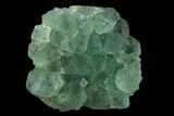 Stepped Green Fluorite Crystal Cluster - China #132747-1